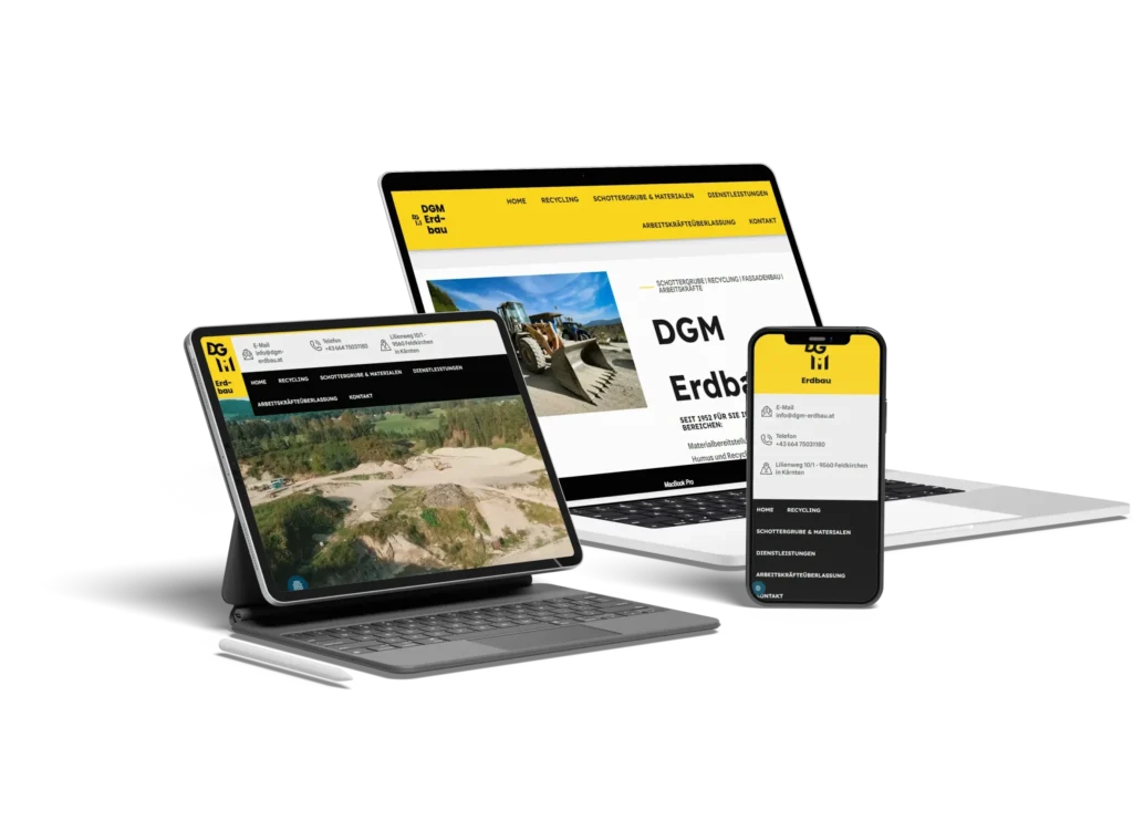 Creativomedia GmbH | Referenz | DGM Erdbau