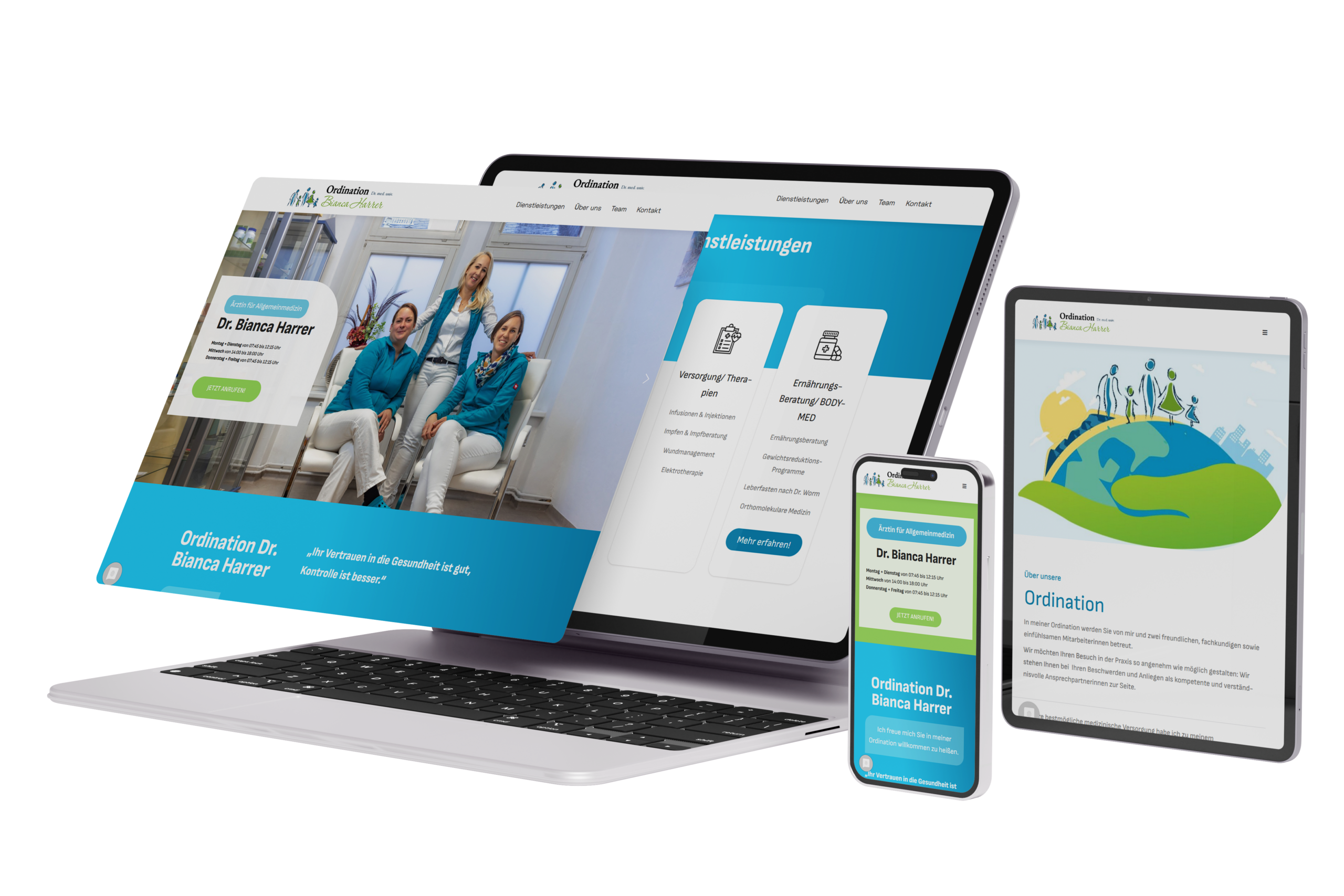 Creativoemedia Referenzen Dr. Harrer Homepage